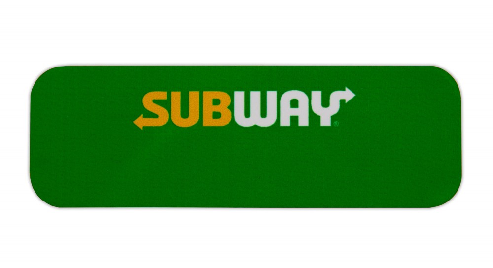 New Style Metal Reusable Name Badges with New Subway Logo - Badges ...