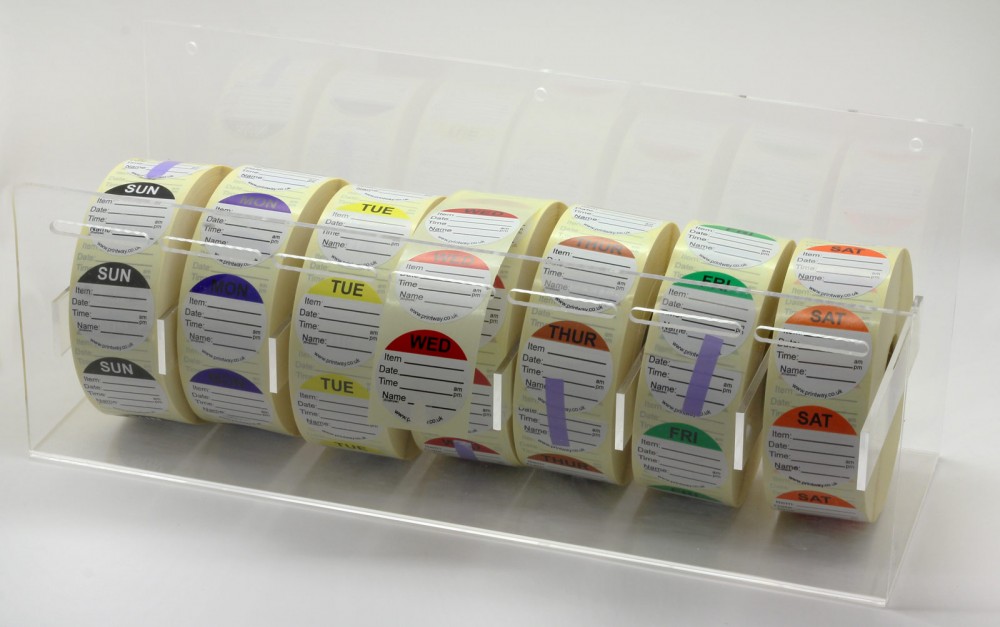 7 Pocket Label Holder - Acrylic Dispensers || Printway